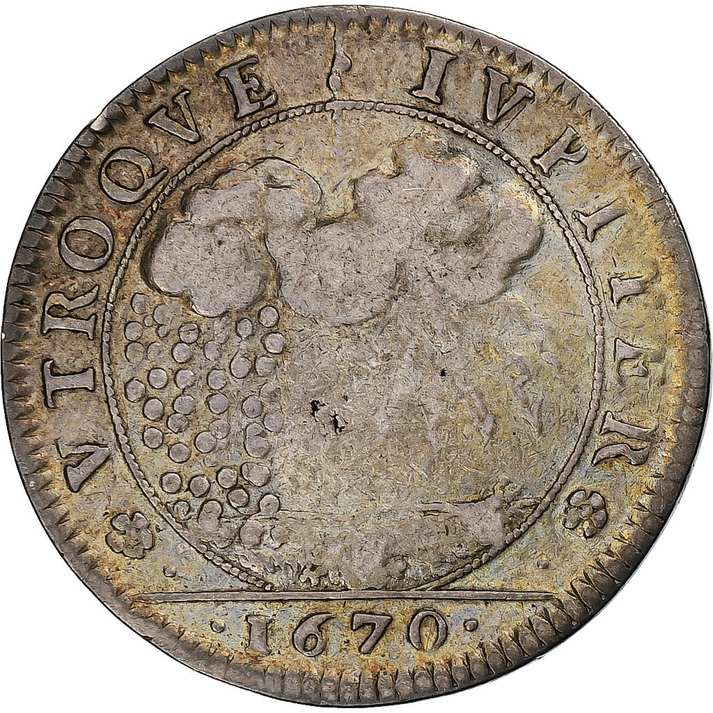 Frankreich, betaalpenning, Louis XIV, Cour des monnaies, 1670, Silber, SS