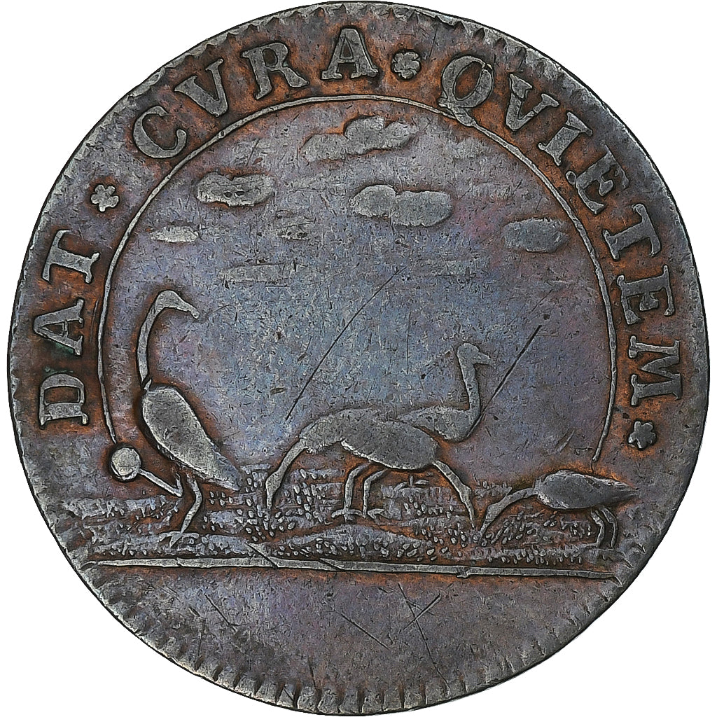 France, Token, Louis XIV, La vigilance, Copper, VF(30-35), Feuardent:12852