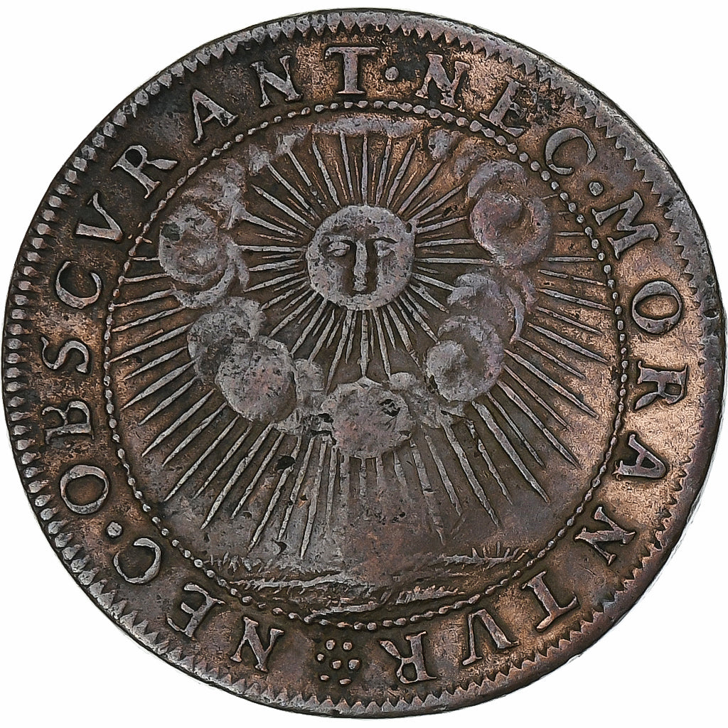France, Token, Louis XIV, Chambre aux Deniers, Copper, VF(30-35)