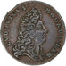 France, Token, Louis XIV, Défaite espagnole à Carthagène, Copper, AU(50-53)