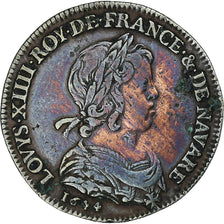 France, Token, Louis XIV, Regnum Non Pendet, 1644, Copper, EF(40-45)