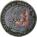 France, Token, Louis XIV, Regnum Non Pendet, 1644, Copper, EF(40-45)