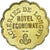 France, Aciéries de Longwy, Hôtel Economat, 20 Centimes, 1883, SUP, Laiton