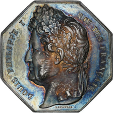 France, Jeton, Louis-Philippe, Banque de Lille, 1836, Argent, Depaulis, SPL