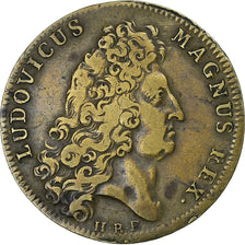 França, Token, Luís XIV, Comptabilité des Bâtiments du roi, Latão