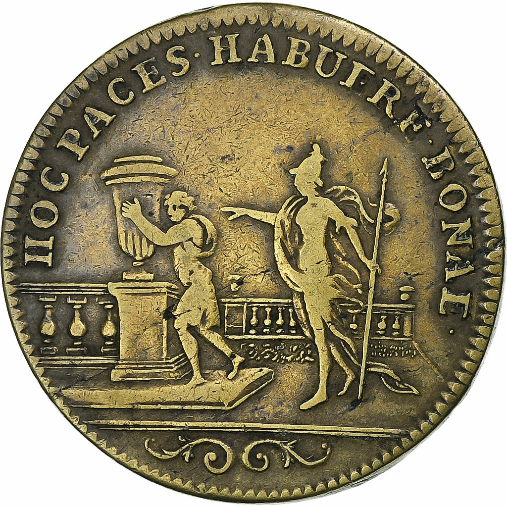 França, Token, Luís XIV, Comptabilité des Bâtiments du roi, Latão