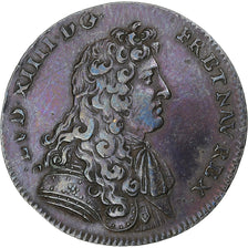 France, Token, Louis XIV, 1678, Copper, AU(50-53), Feuardent:12675