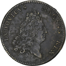 France, Jeton, Louis XIV, Les payeurs des rentes, Cuivre, TTB, Feuardent:12566