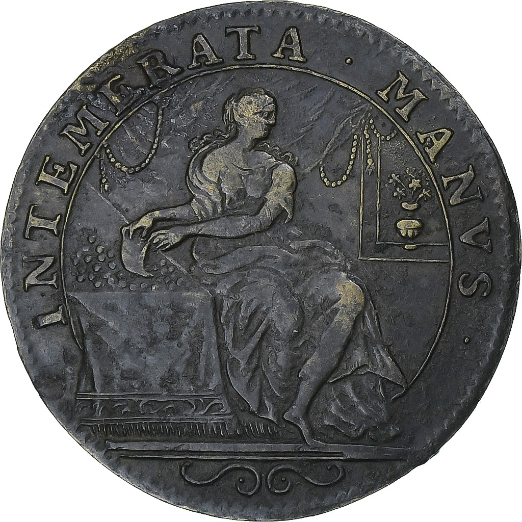 France, Jeton, Louis XIV, Les payeurs des rentes, Cuivre, TTB, Feuardent:12566