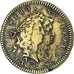 France, Token, Louis XIV, mariage du roi, 1673, Brass, VF(30-35), Feuardent:3000