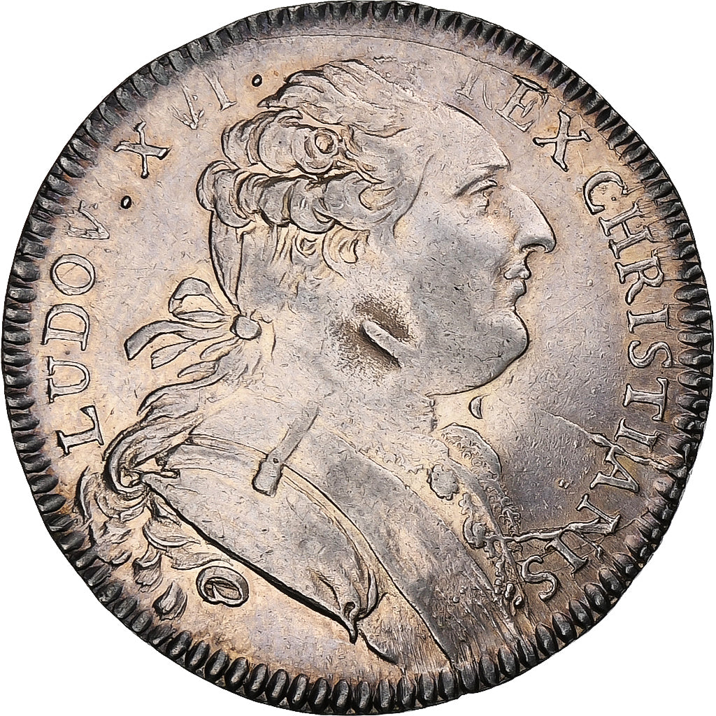 France, Token, Louis XVI, Cour des Monnaies de Paris, Silver Plated Brass