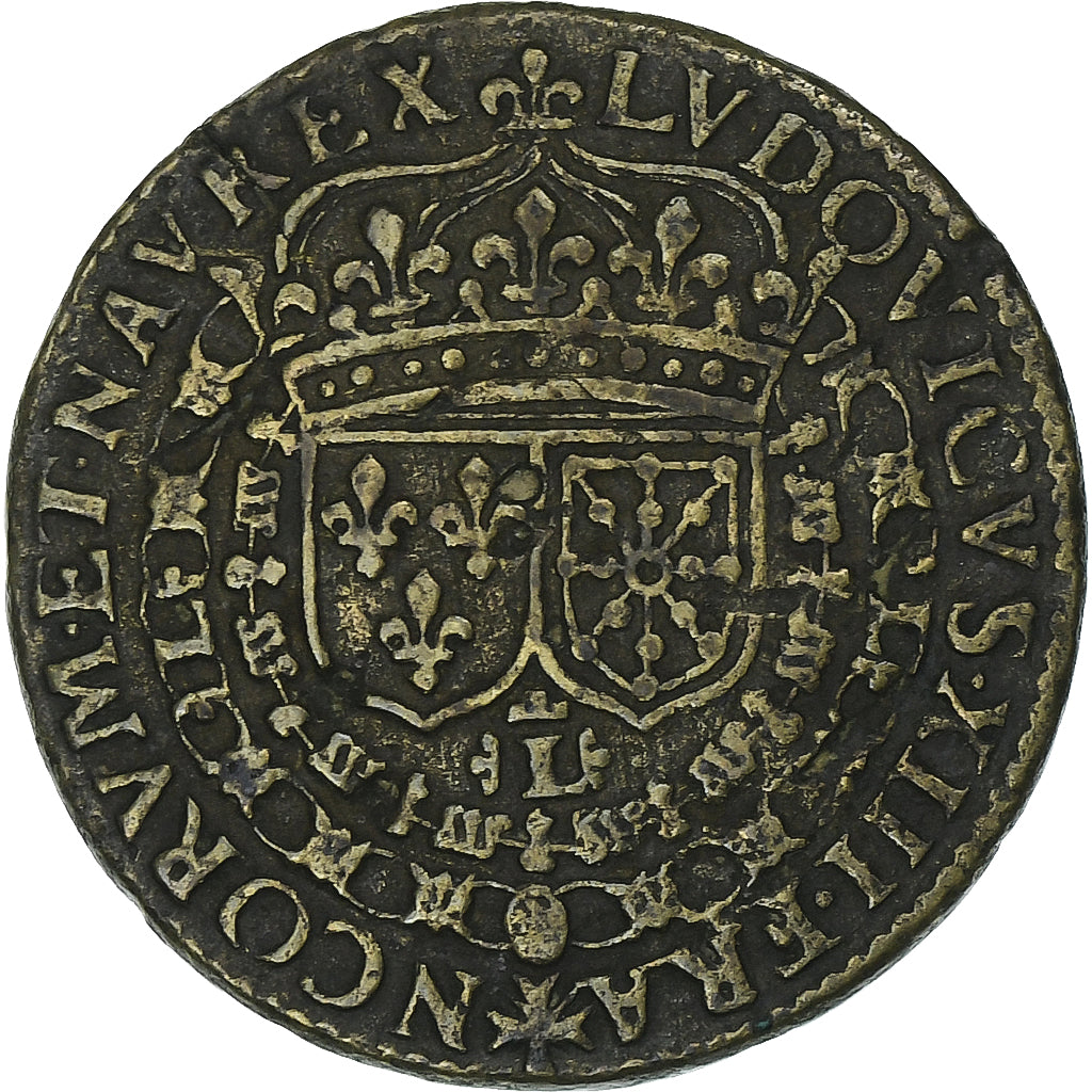 France, Token, Louis XIII, La foi, 1632, Brass, EF(40-45), Feuardent:12179