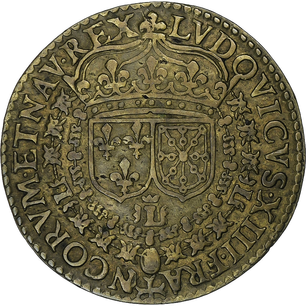 France, Token, Louis XIII, Brass, EF(40-45), Feuardent:12269