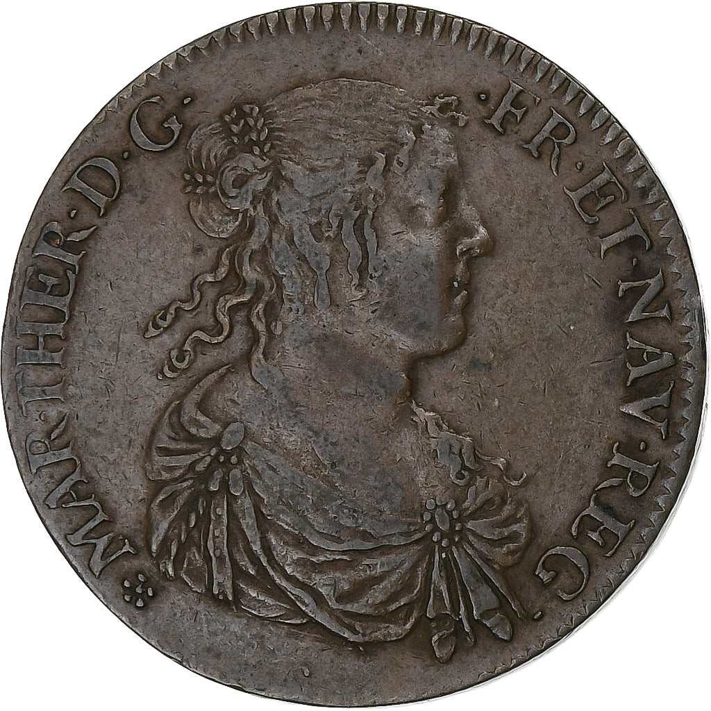 France, Token, Marie-Thérèse, Entrée dans Paris, 1660, Copper, EF(40-45)