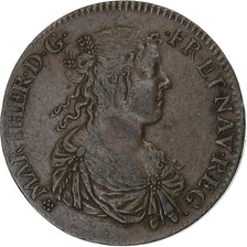 France, Token, Marie-Thérèse, Entrée dans Paris, 1660, Copper, EF(40-45)