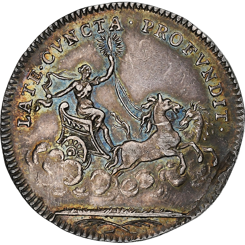 Frankreich, betaalpenning, Louis XV, Late Cuncta Profundit, ca. 1715, Silber