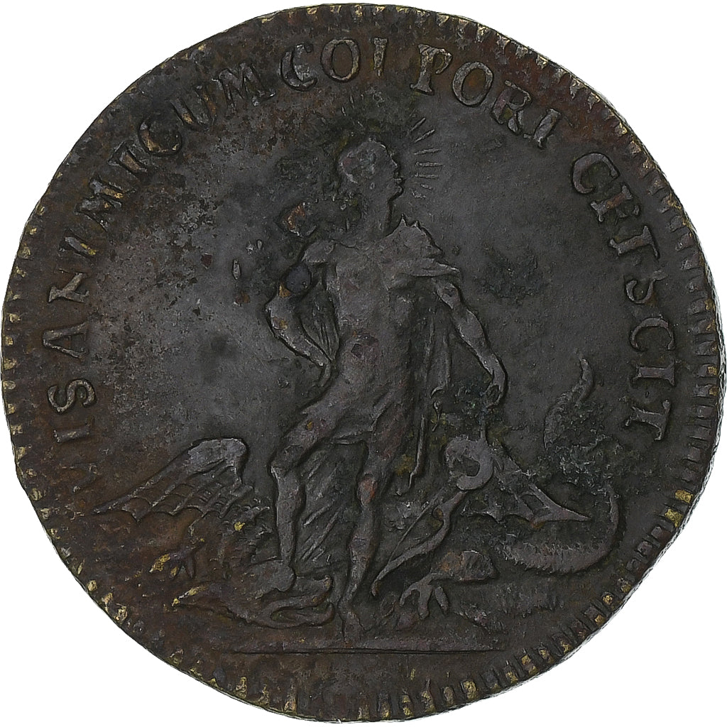 Frankreich, betaalpenning, Louis XV, La prise de Fontarabie (pays Basque)