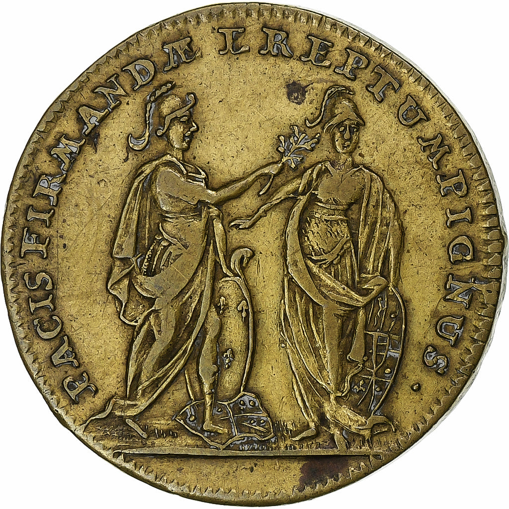 Frankreich, betaalpenning, Louis XV, La prise de Fontarabie (pays Basque)