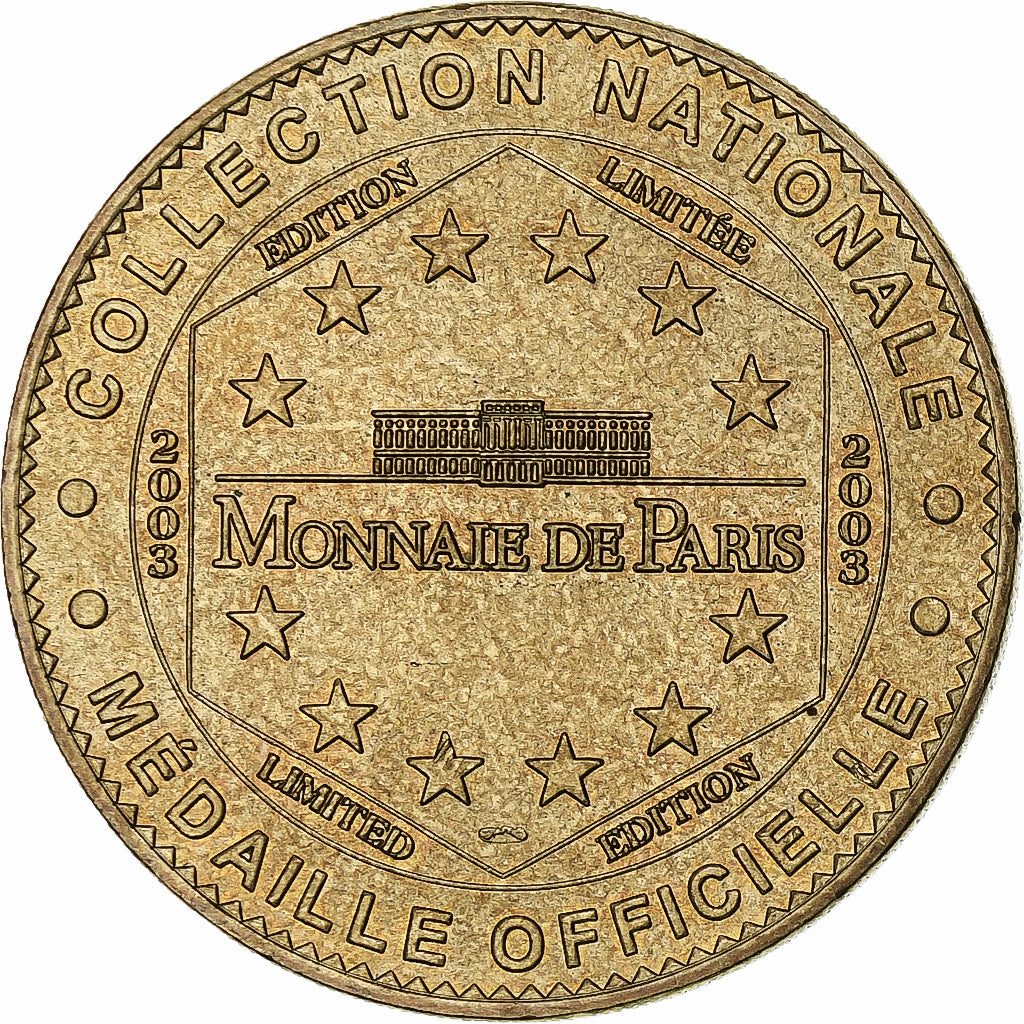 France, Jeton touristique, Mosaïque du Sacré-Cœur, 2003, MDP, Or nordique