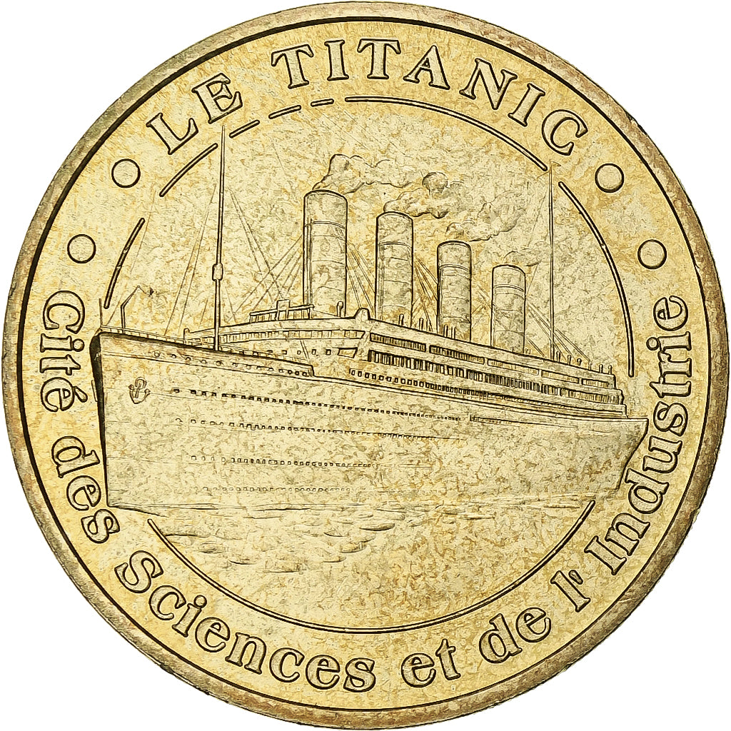 France, Tourist token, Titanic, 2005, MDP, Nordic gold, MS(60-62)