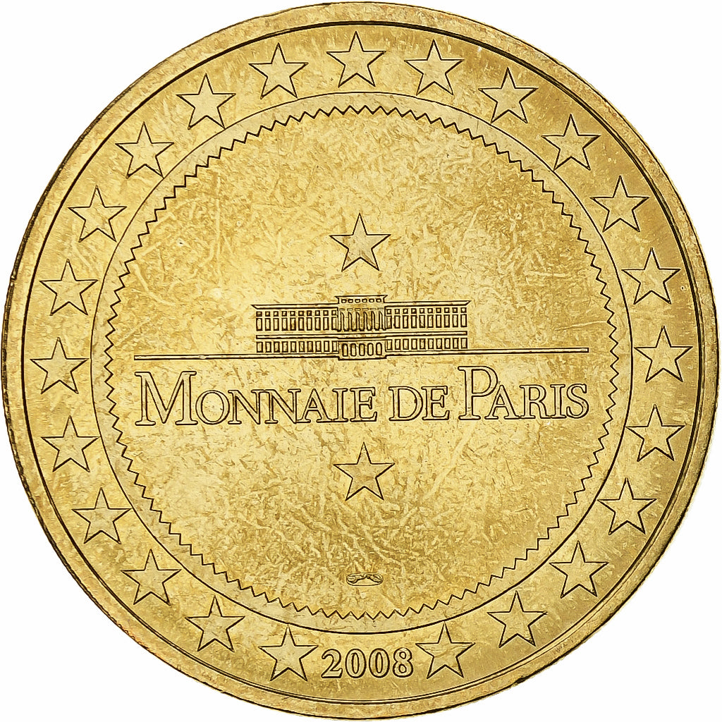 France, Jeton touristique, Armada de Rouen, 2008, MDP, Or nordique, SUP