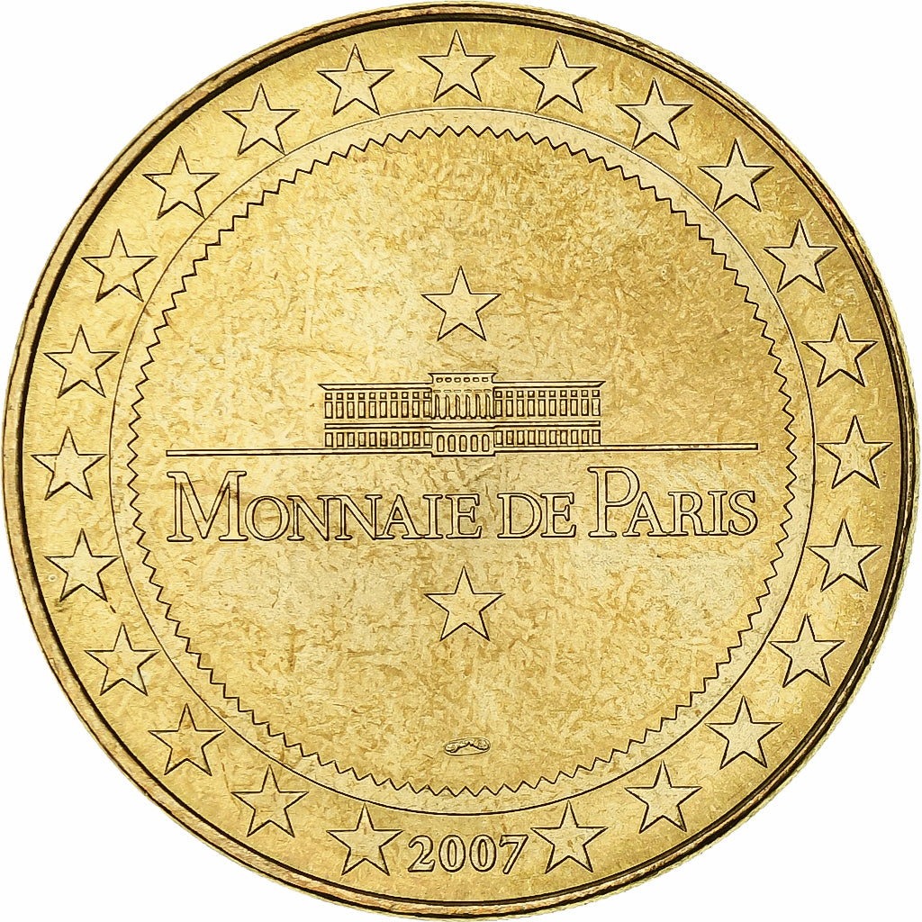 França, Tourist token, Disneyland Paris, 2007, MDP, Nordic gold, AU(55-58)