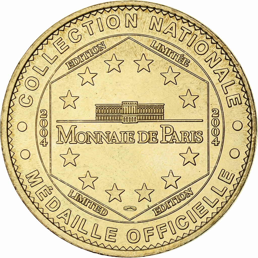 France, Tourist token, Mosaïque du Sacré-Cœur, 2004, MDP, Nordic gold, MS(63)