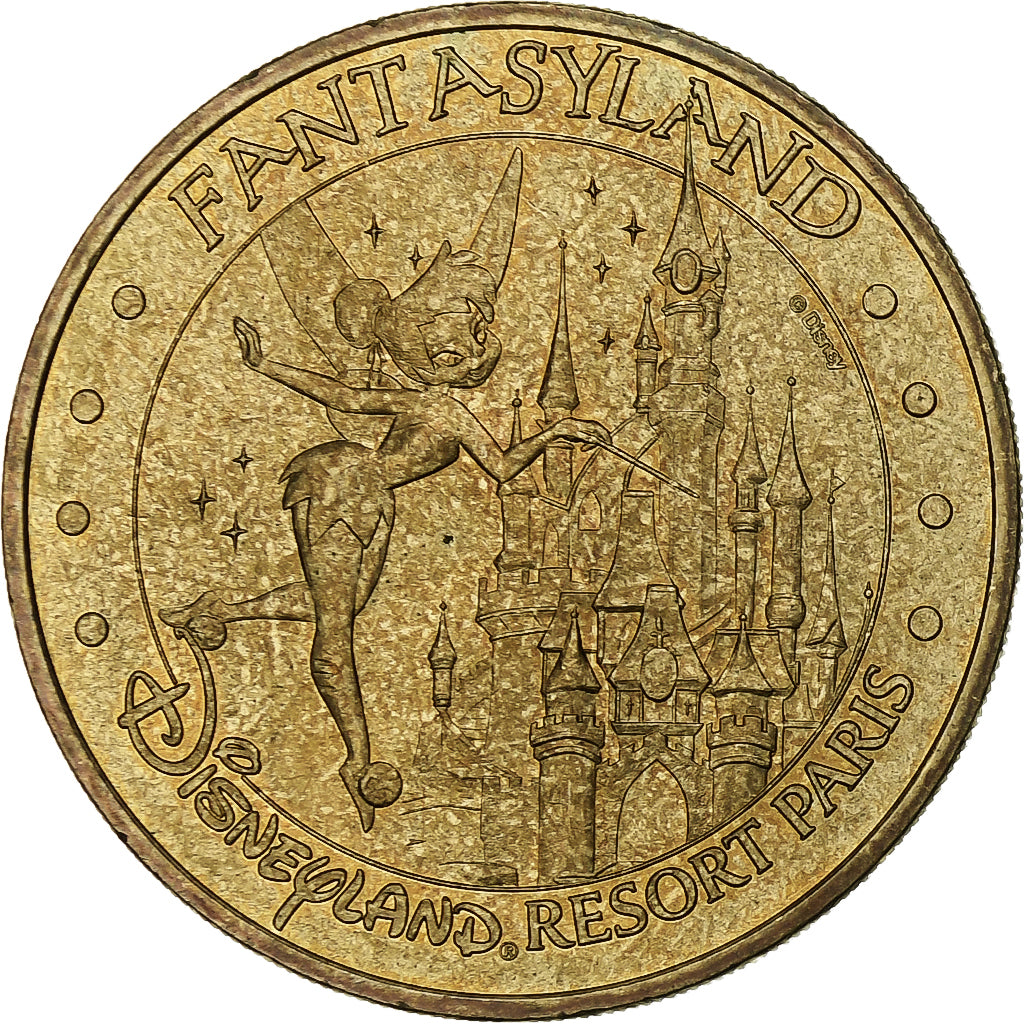 Francia, Tourist token, Fantasyland, 2004, MDP, Nordic gold, EBC