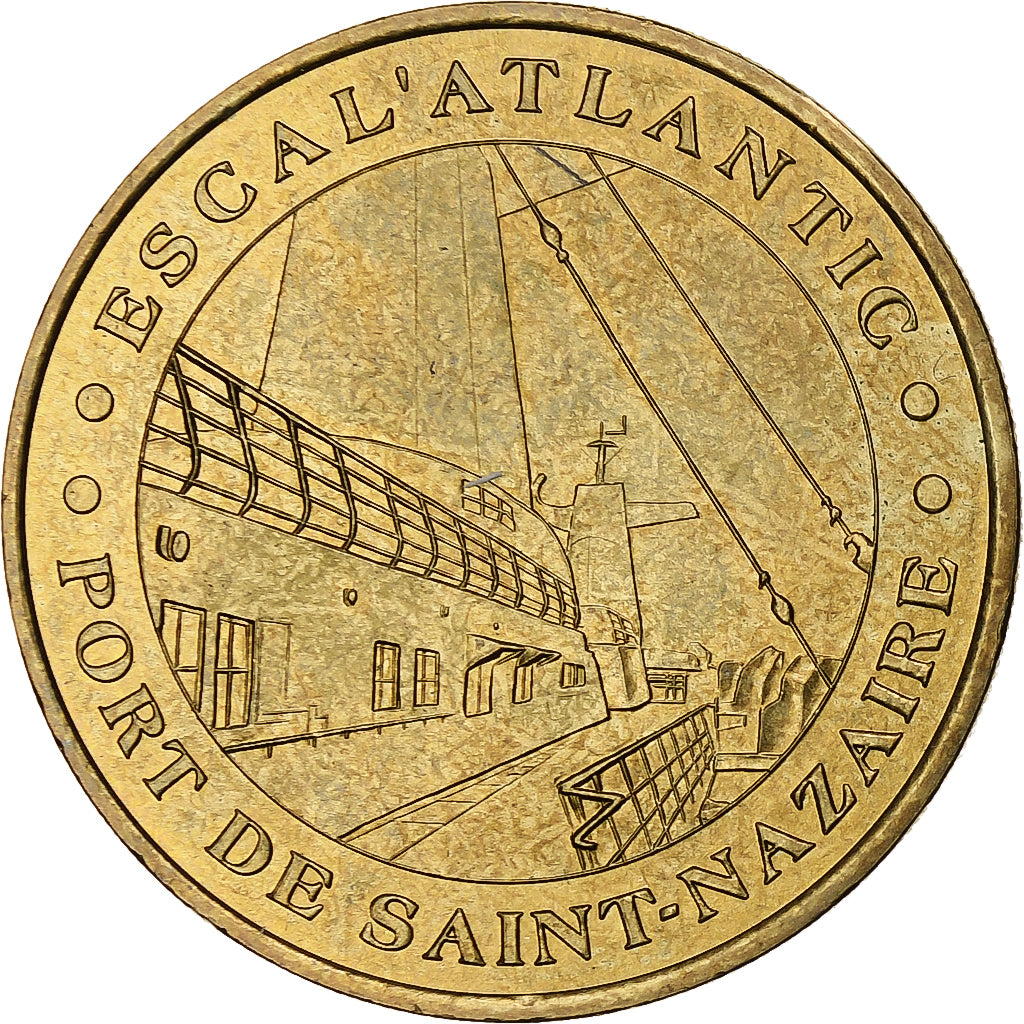France, Tourist token, Escal'Atlantic, 2001, MDP, Nordic gold, MS(63)