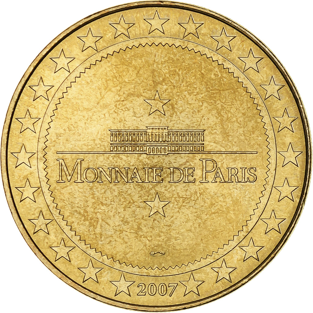 France, Tourist token, Disneyland Paris, 2007, MDP, Nordic gold, AU(55-58)