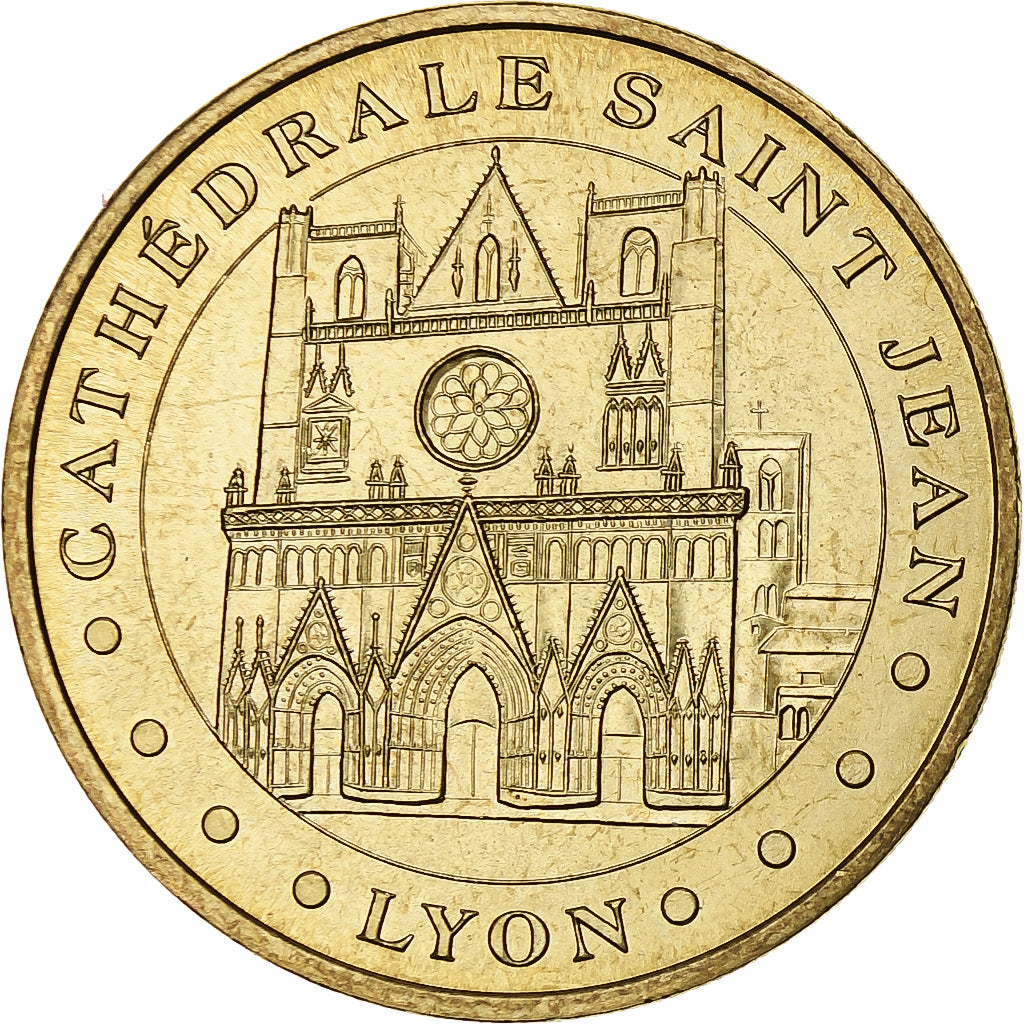 France, Tourist token, Cathédrale Saint-Jean de Lyon, 2005, MDP, Nordic gold