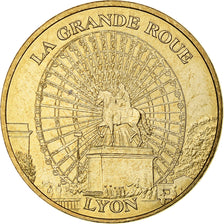 França, Tourist token, Grande roue de Lyon, 2008, MDP, Nordic gold, MS(60-62)