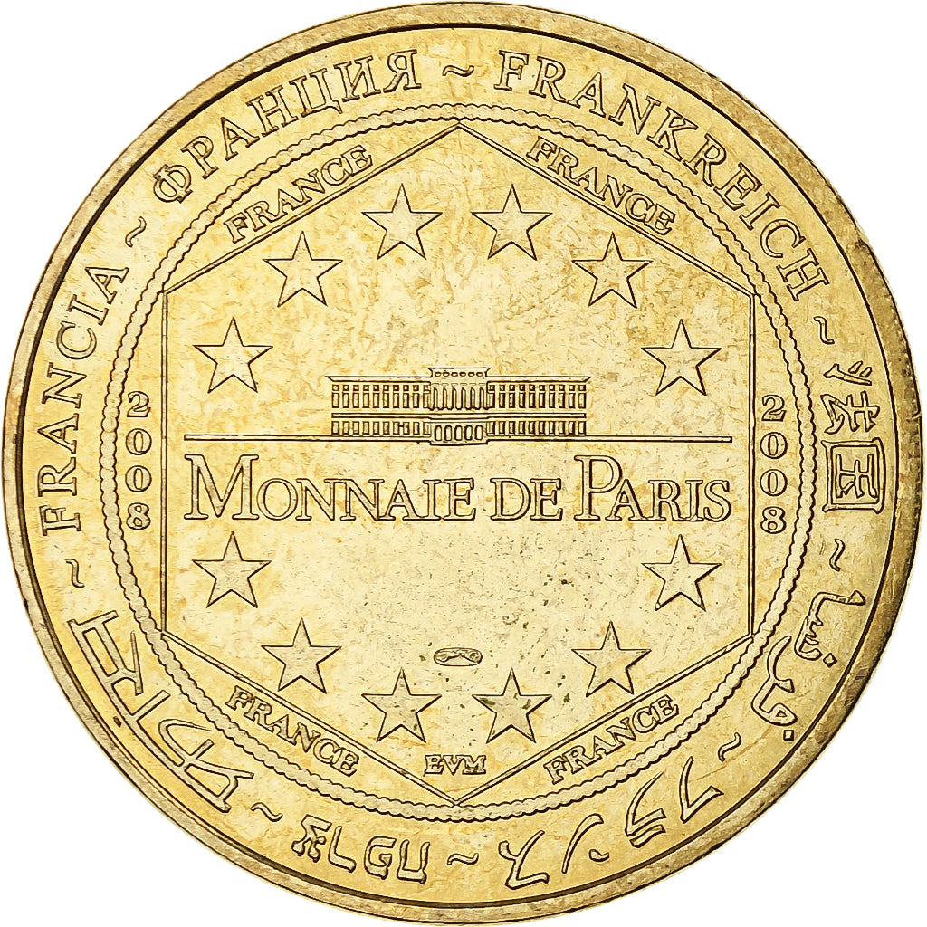 França, Tourist token, Grande roue de Lyon, 2008, MDP, Nordic gold, MS(60-62)