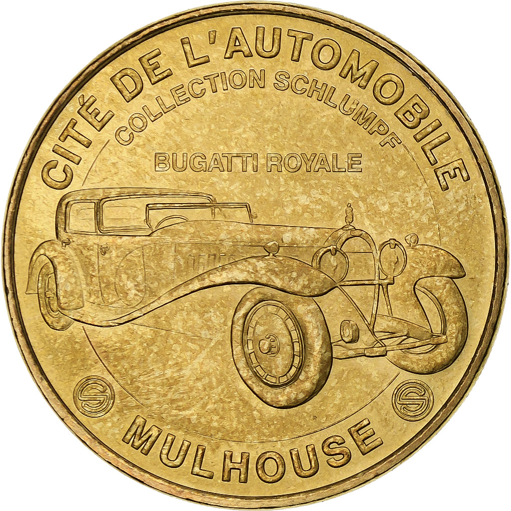 France, Tourist token, Cité de l'automobile, 2007, MDP, Nordic gold, AU(55-58)