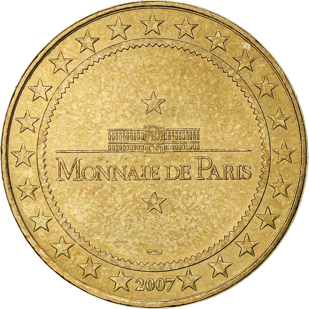 France, Tourist token, Cité de l'automobile, 2007, MDP, Nordic gold, AU(55-58)