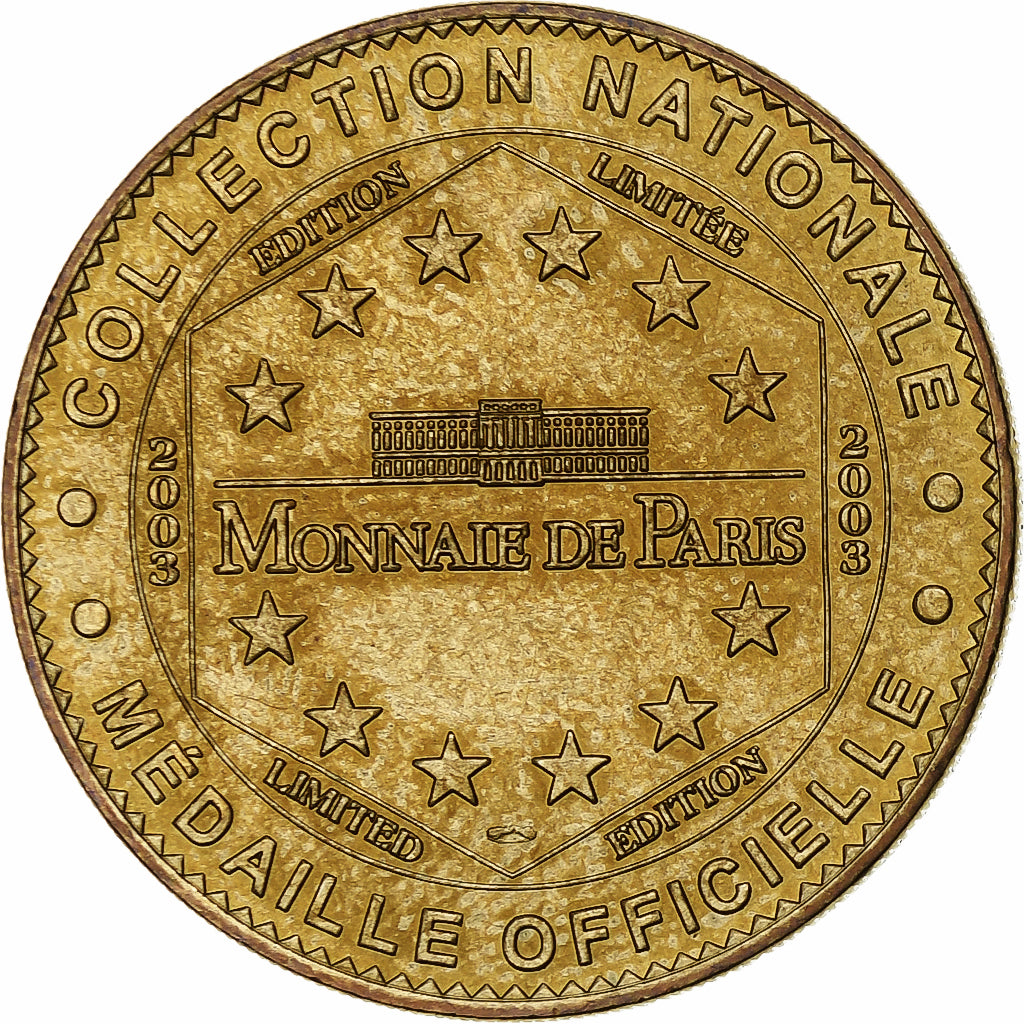 France, Tourist token, La Géode de Paris, 2003, MDP, Nordic gold, AU(55-58)