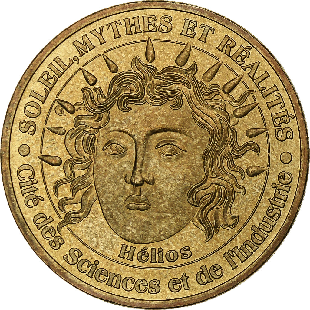 France, Tourist token, Cité des Sciences, Hélios, 2004, MDP, Nordic gold