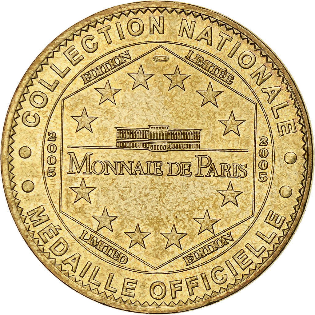 France, Tourist token, Tramway du Mont-Blanc, 2005, MDP, Nordic gold, MS(60-62)