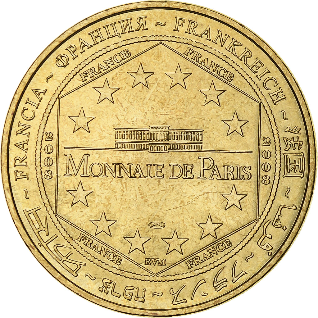 France, Jeton touristique, Centenaire Chamonix-Montenvers, 2008, MDP, Or