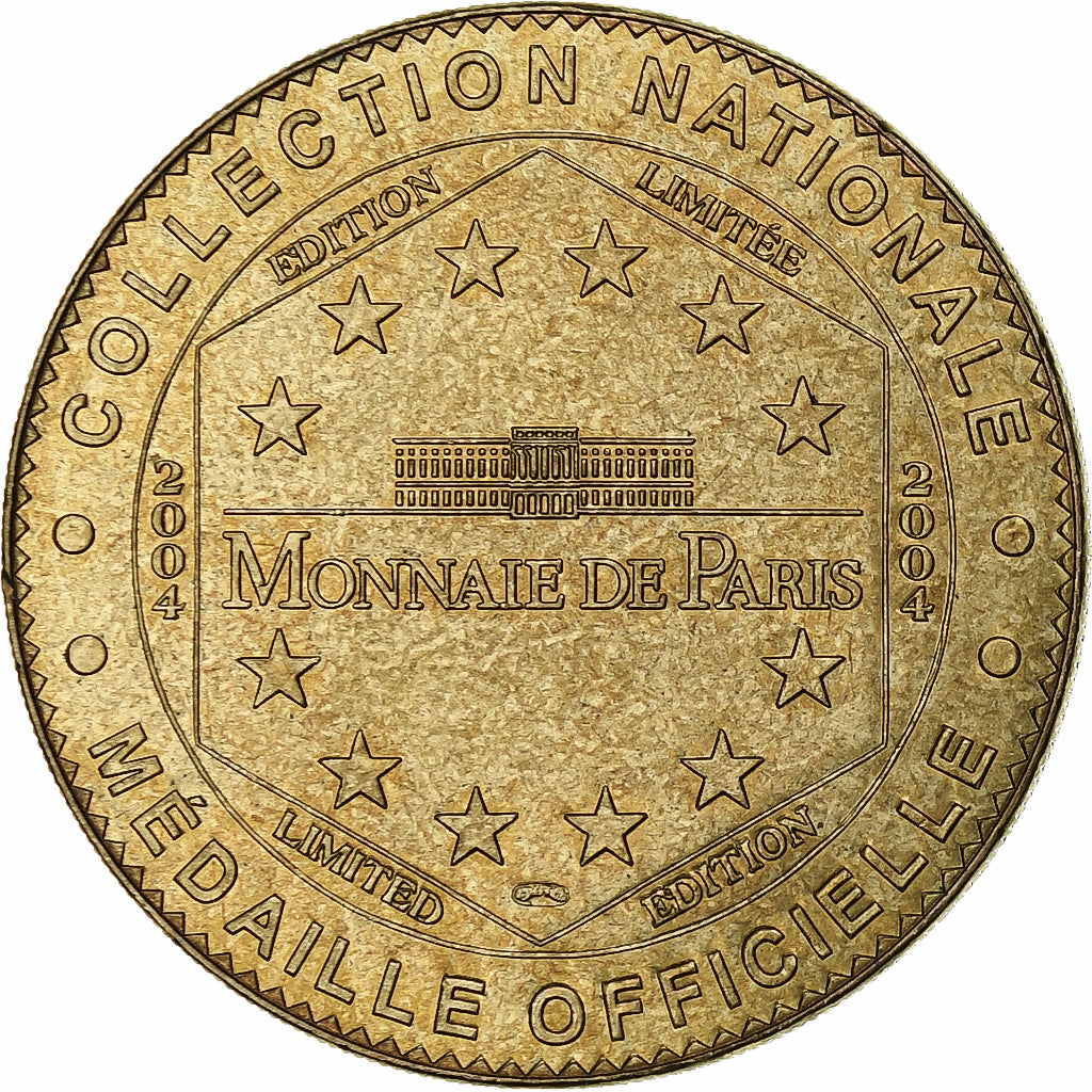 France, Tourist token, Collégiale de Mantes-la-Jolie, 2004, MDP, Nordic gold
