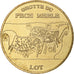 Francia, Tourist token, Grotte du Pech Merle, 2007, MDP, Nordic gold, EBC+