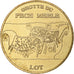 France, Tourist token, Grotte du Pech Merle, 2007, MDP, Nordic gold, MS(60-62)