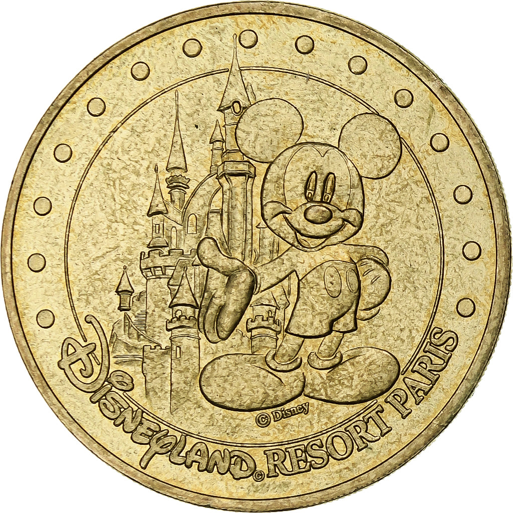 Francia, Tourist token, Disneyland Paris, 2004, MDP, Nordic gold, SPL-