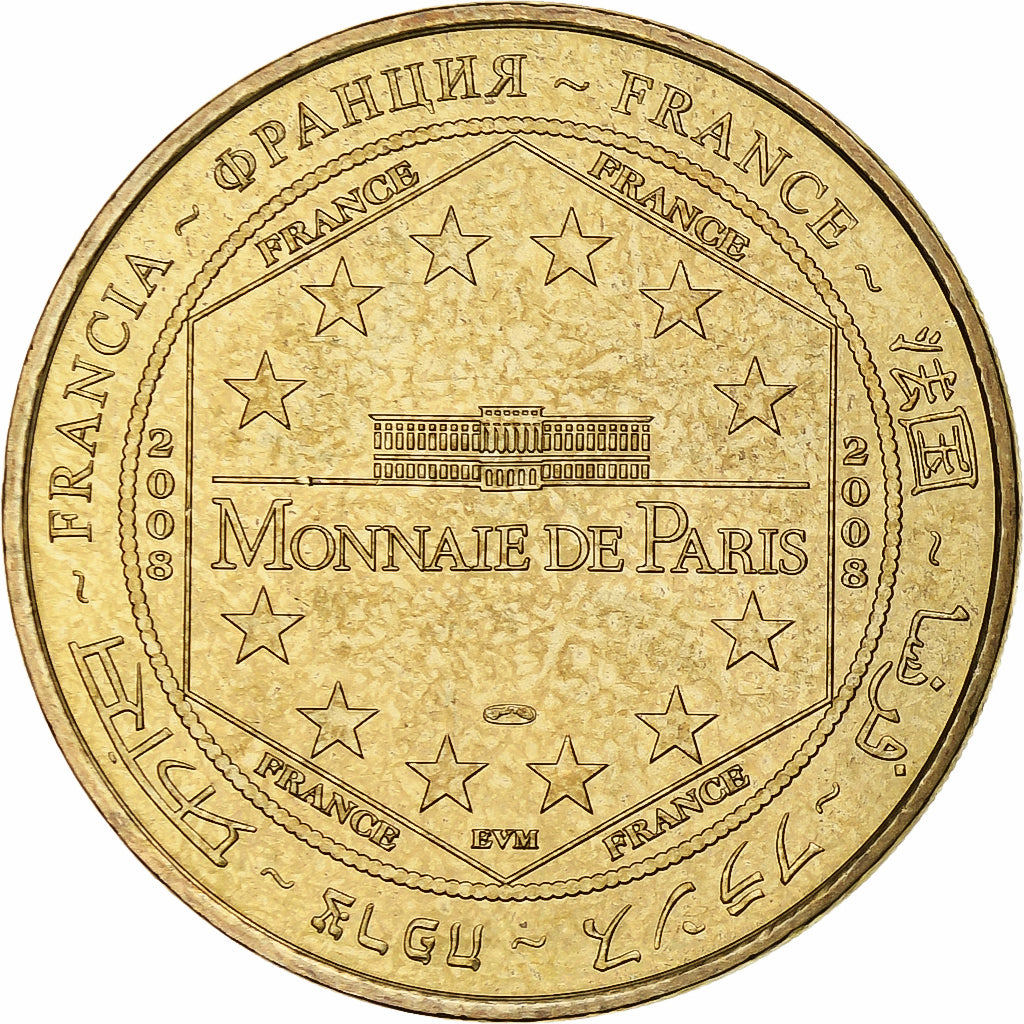 Frankreich, Tourist token, Disneyland Paris, 2008, MDP, Nordic gold, VZ