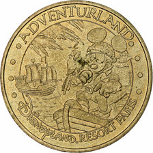 France, Jeton touristique, Disneyland Paris, 2004, MDP, Or nordique, SUP