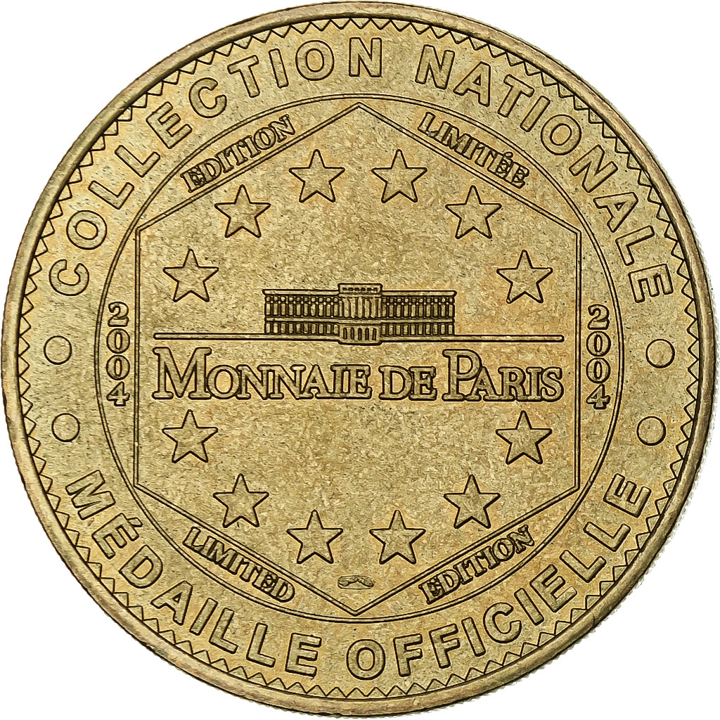 France, Jeton touristique, Disneyland Paris, 2004, MDP, Or nordique, SUP
