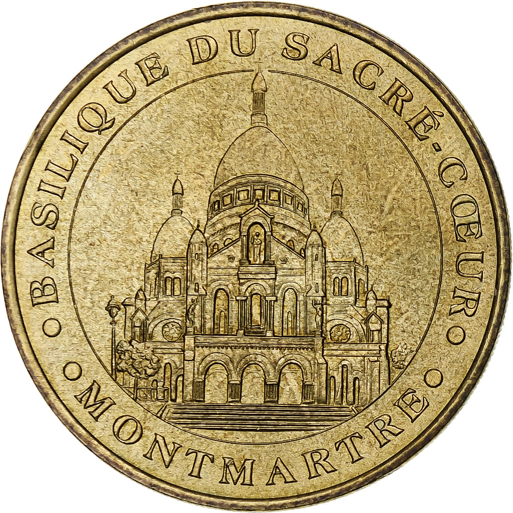 France, Tourist token, La Basilique du Sacré-Coeur, 2003, MDP, Nordic gold