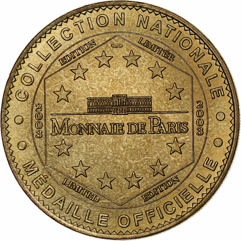 France, Tourist token, Musée Guimet-Paris, 2003, MDP, Nordic gold, MS(60-62)