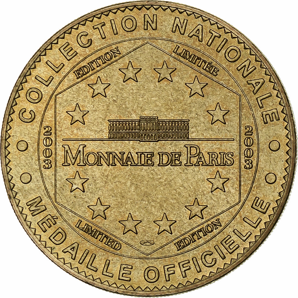 Francja, Tourist token, Disneyland Paris, 2003, MDP, Nordic gold, AU(55-58)