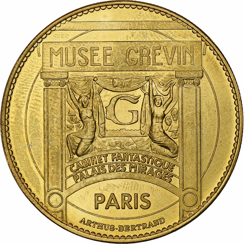 France, Tourist token, Musée Grévin, Mimie Mathy, Arthus-Bertrand